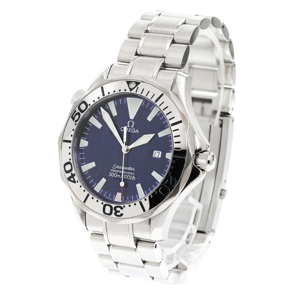 OMEGA Seamaster300 Professional 2265.80 Date blue Dial Quartz Men's Watch_860070