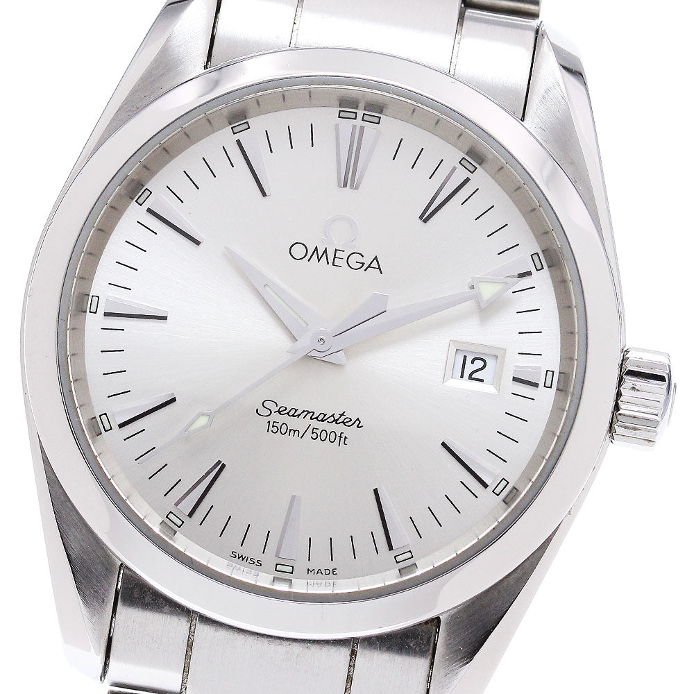 OMEGA Seamaster Aqua Terra 2518.30 Date Silver Dial Quartz Boy's Watch_860081