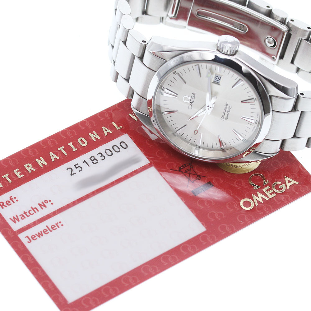 OMEGA Seamaster Aqua Terra 2518.30 Date Silver Dial Quartz Boy's Watch_860081