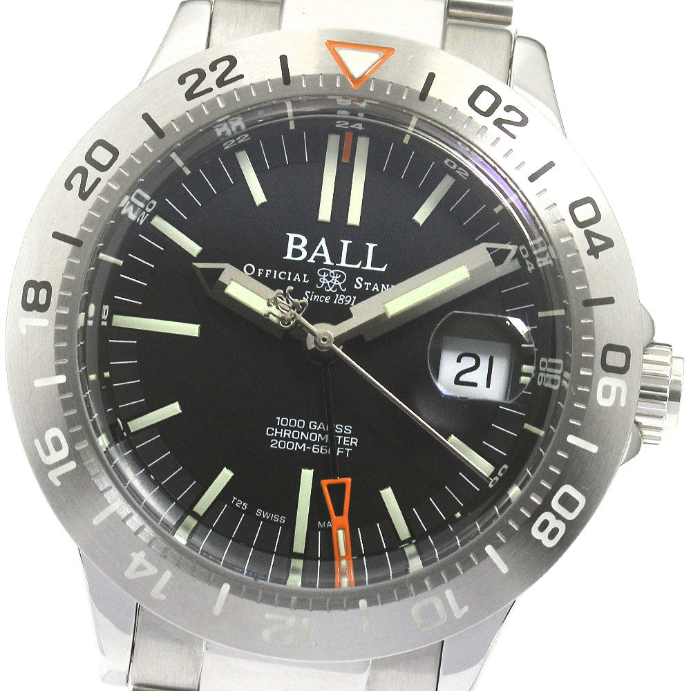 BALLWATCH Outlier DG9000B-S1CJ-BK GMT black Dial Automatic Men's Watch_860085