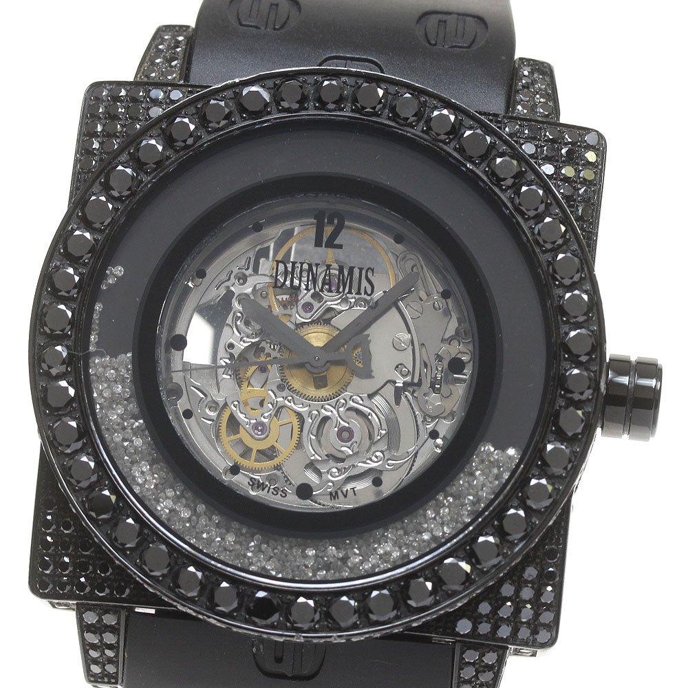 DUNAMIS Hubris HU-B18 Diamond Bezel skeleton Dial Automatic Men's Watch_860088
