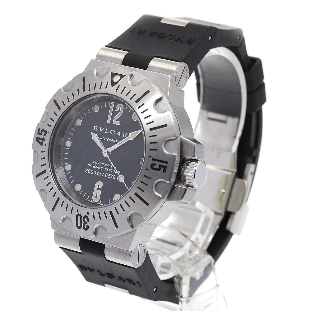 BVLGARI Diagono Scuba SD42S Black Dial Automatic Men's Watch_860114