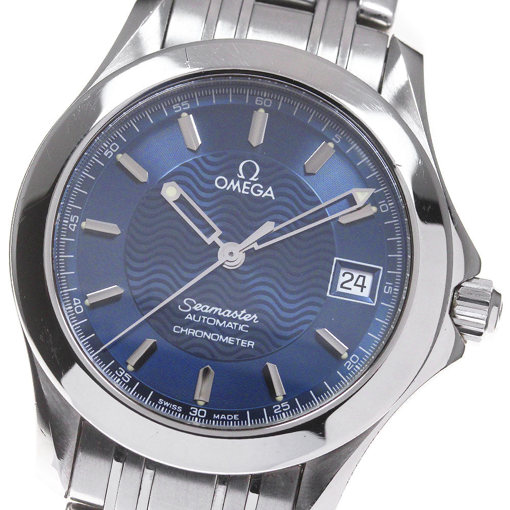 OMEGA Seamaster120 2501.81 Date Navy Dial Automatic Men's Watch_860130