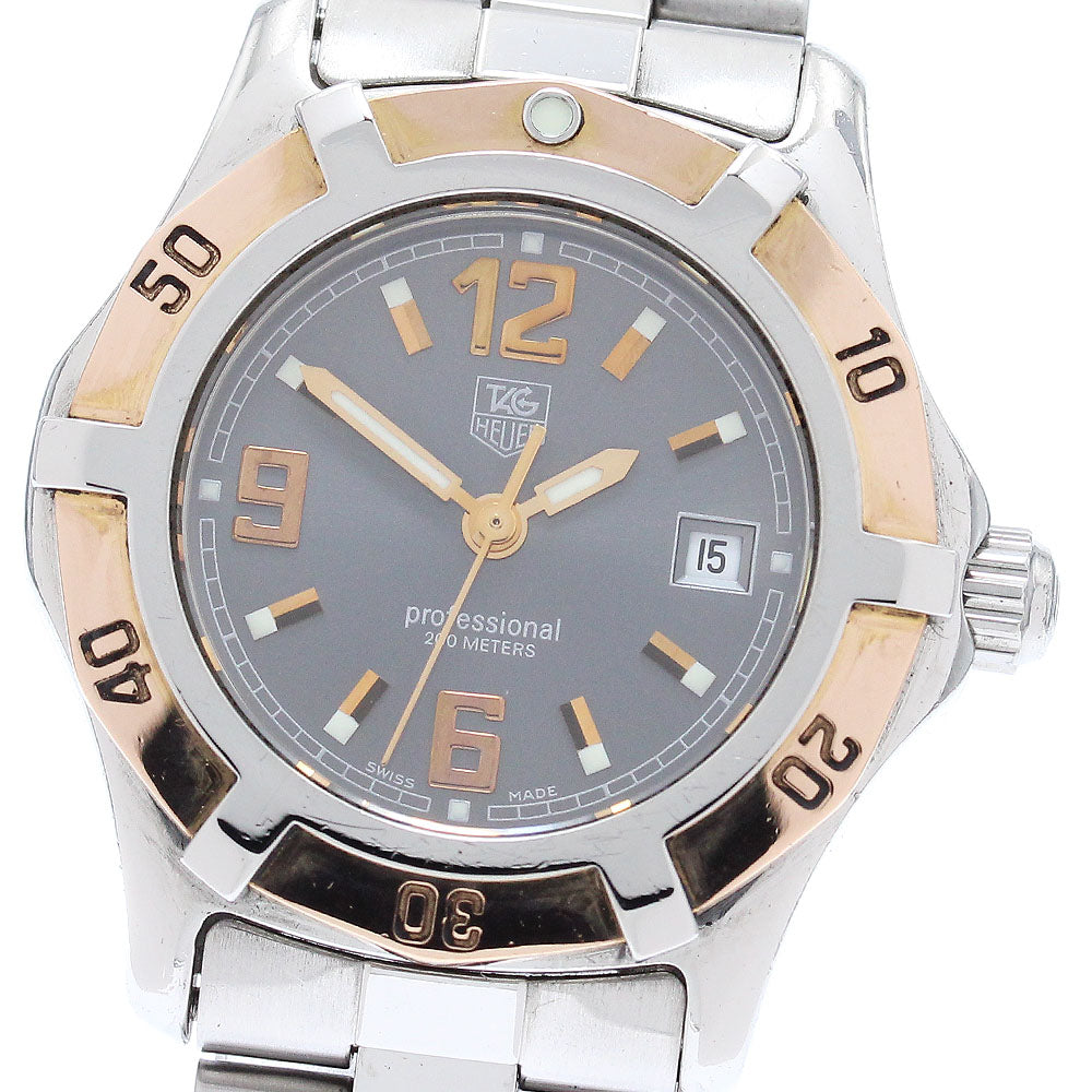 TAG HEUER Exclusive WN1351 Date Gray Dial Quartz Ladies Watch_860135