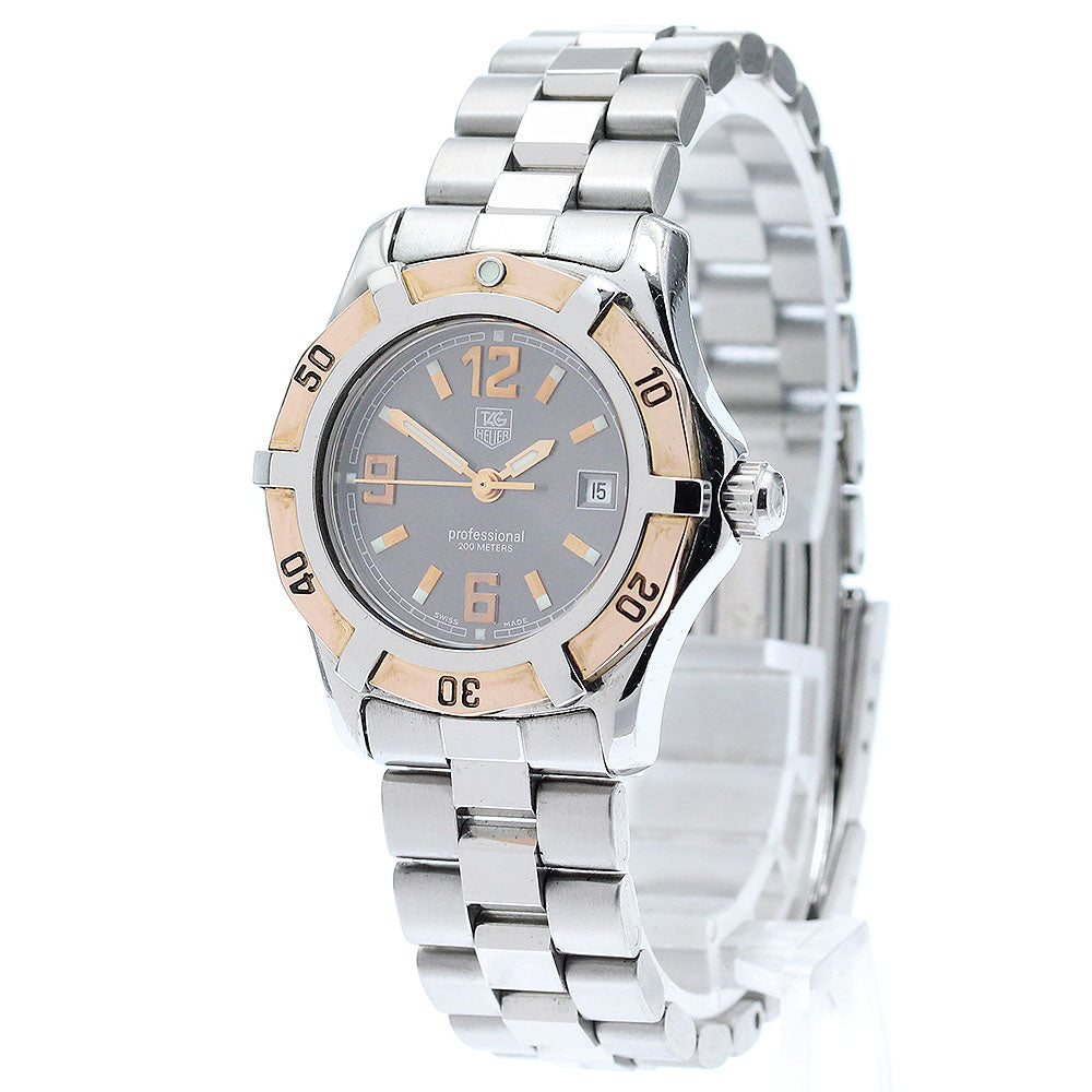 TAG HEUER Exclusive WN1351 Date Gray Dial Quartz Ladies Watch_860135