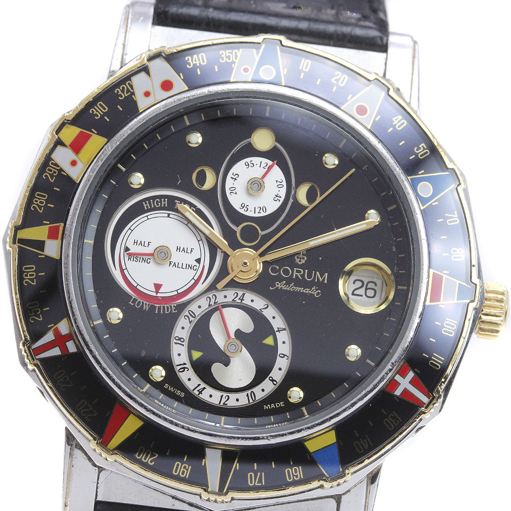 CORUM Admiral's Cup Male 277.830.21 V585 Date black Dial Automatic Men's Watch_860150