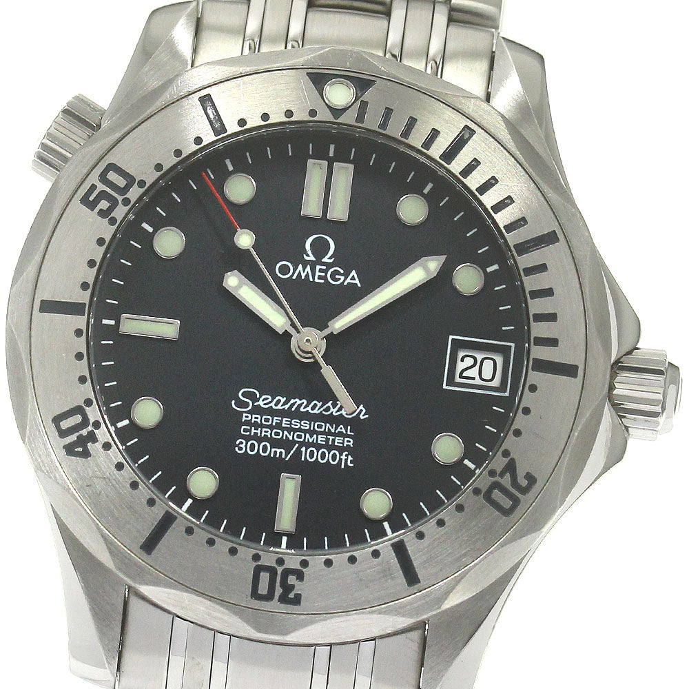 OMEGA Seamaster300 2250.80 Date Navy Dial Automatic Boy's Watch_860151