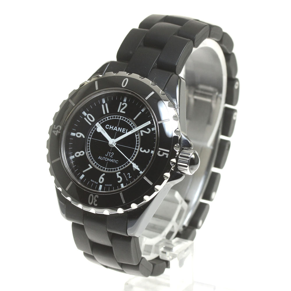 CHANEL J12 H0685 Black Ceramic 38MM Black Dial Automatic Men's Watch_860214