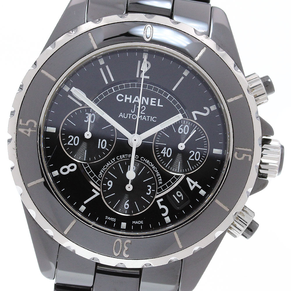 CHANEL J12 41MM H0940 Black ceramic chronograph Automatic Men's_860285