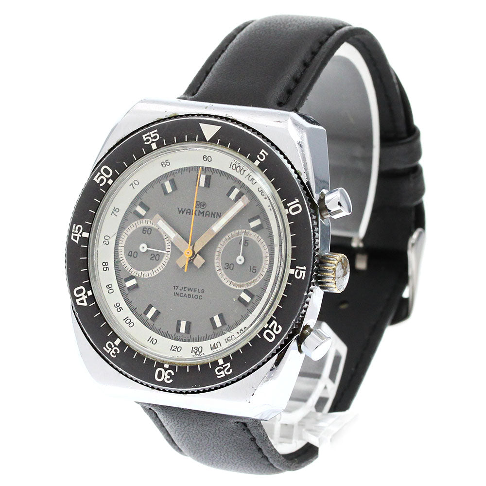 WAKMANN 73.1309.70 Chronograph cal.7733 Vintage Hand Winding Men's Watch_860291