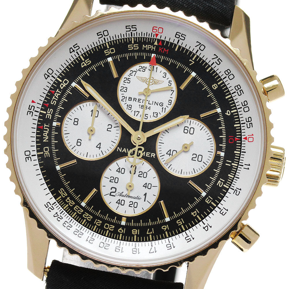 BREITLING Navitimer Quatre K33340 K18YG chronograph Automatic Men's Watch_860292