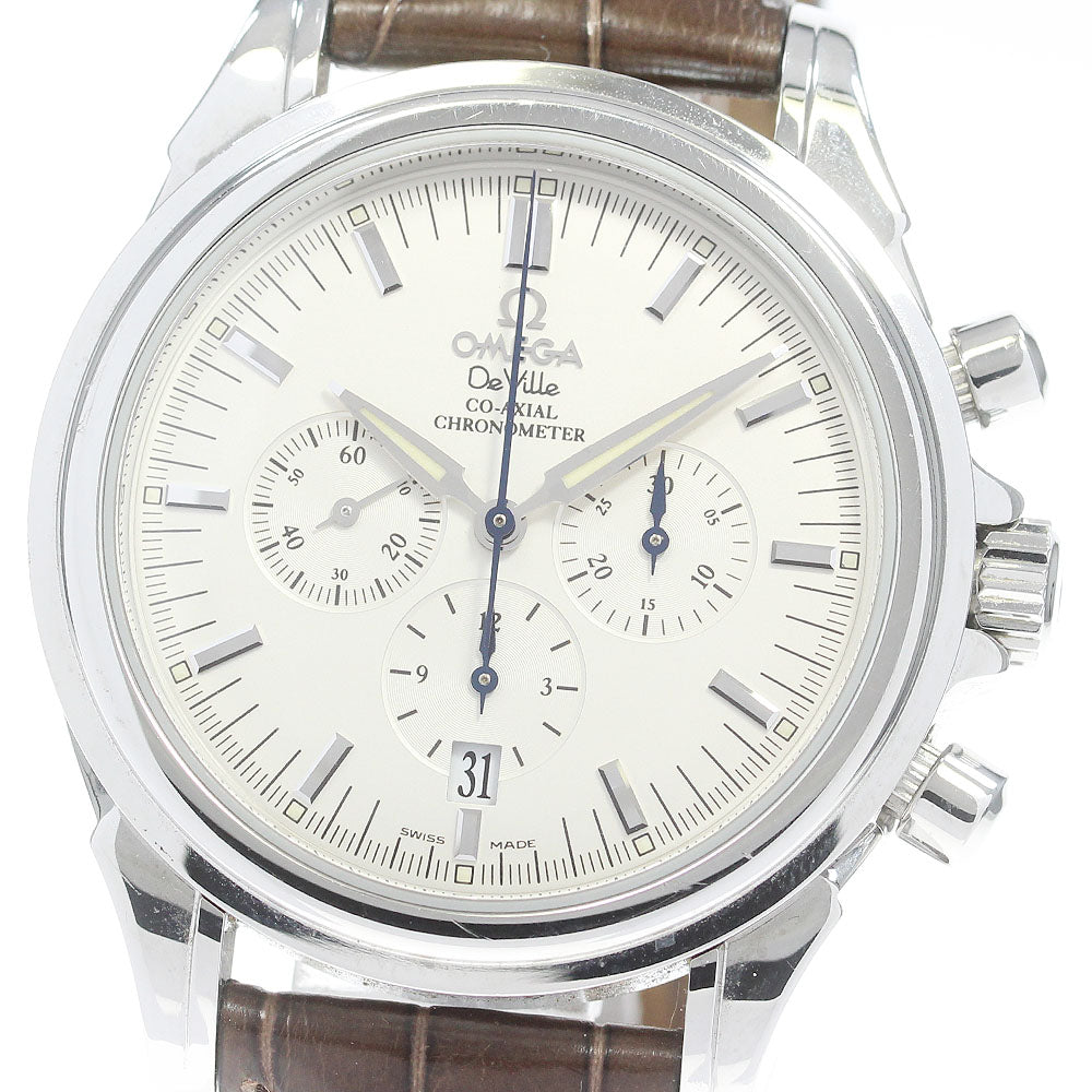OMEGA De Ville Coaxial 4841.31.32 Chronograph Silver Dial Automatic Men's Watch_860313