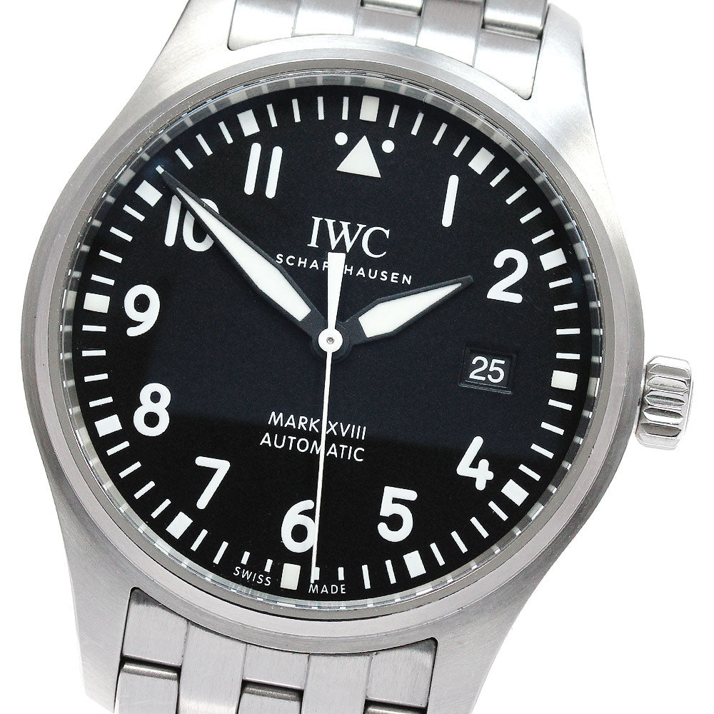 IWC Pilot watch mark XVIII IW327011 Date Black Dial Automatic Men's Watch_860324