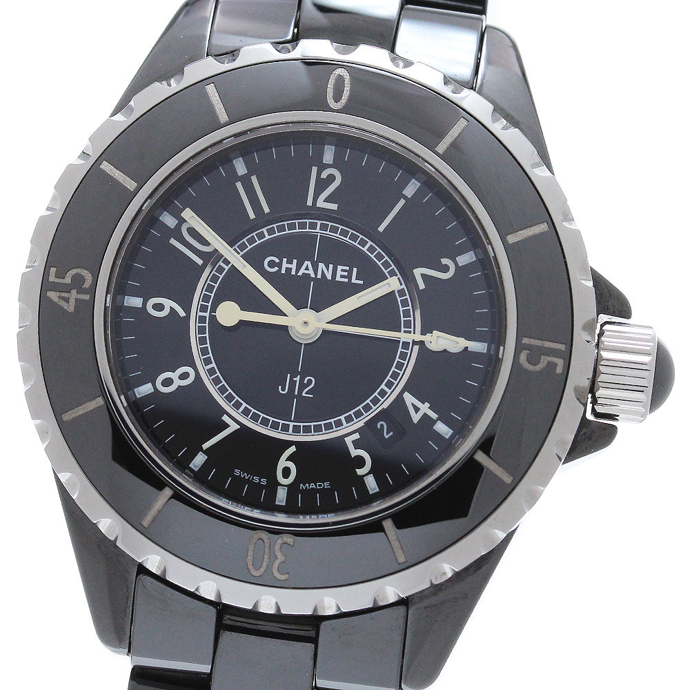 CHANEL J12 H0682 Black Ceramic 33MM black Dial Quartz Ladies Watch_860327