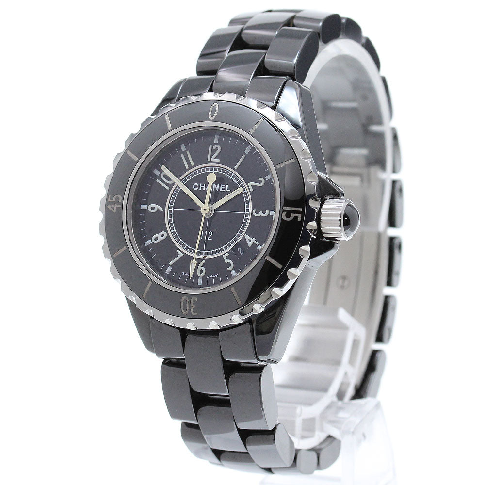 CHANEL J12 H0682 Black Ceramic 33MM black Dial Quartz Ladies Watch_860327