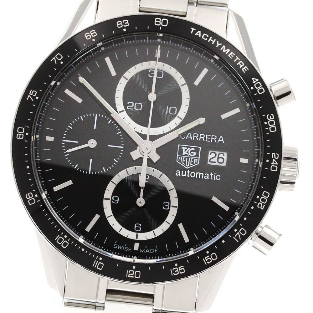 TAG HEUER Carrera CV2010-3 Chronograph black Dial Automatic Men's Watch_860347