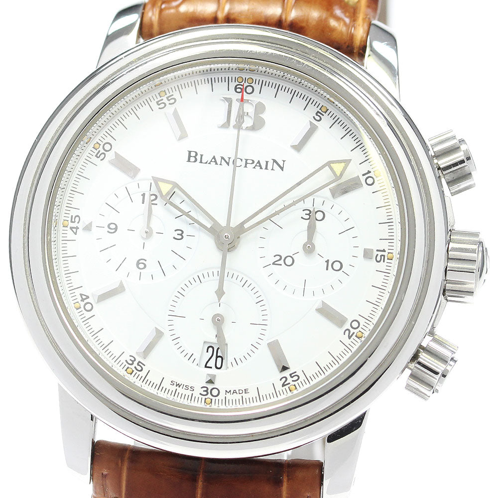 Blancpain Leman 2185-1127-53 Chronograph white Dial Automatic Men's Watch_860352