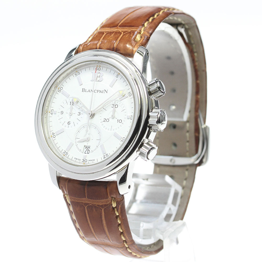 Blancpain Leman 2185-1127-53 Chronograph white Dial Automatic Men's Watch_860352