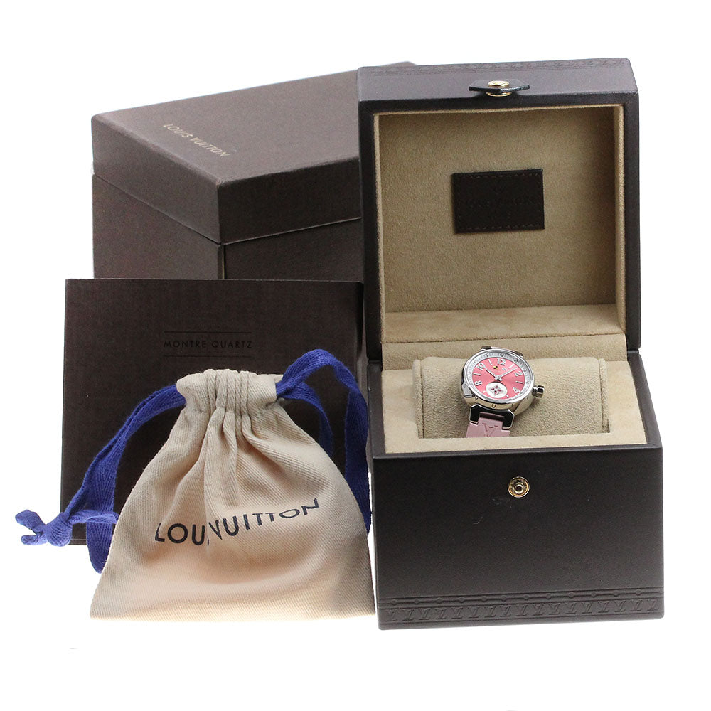 LOUIS VUITTON Tambour Lovely Cup Q1M02 12P diamond Quartz Ladies Watch_860357