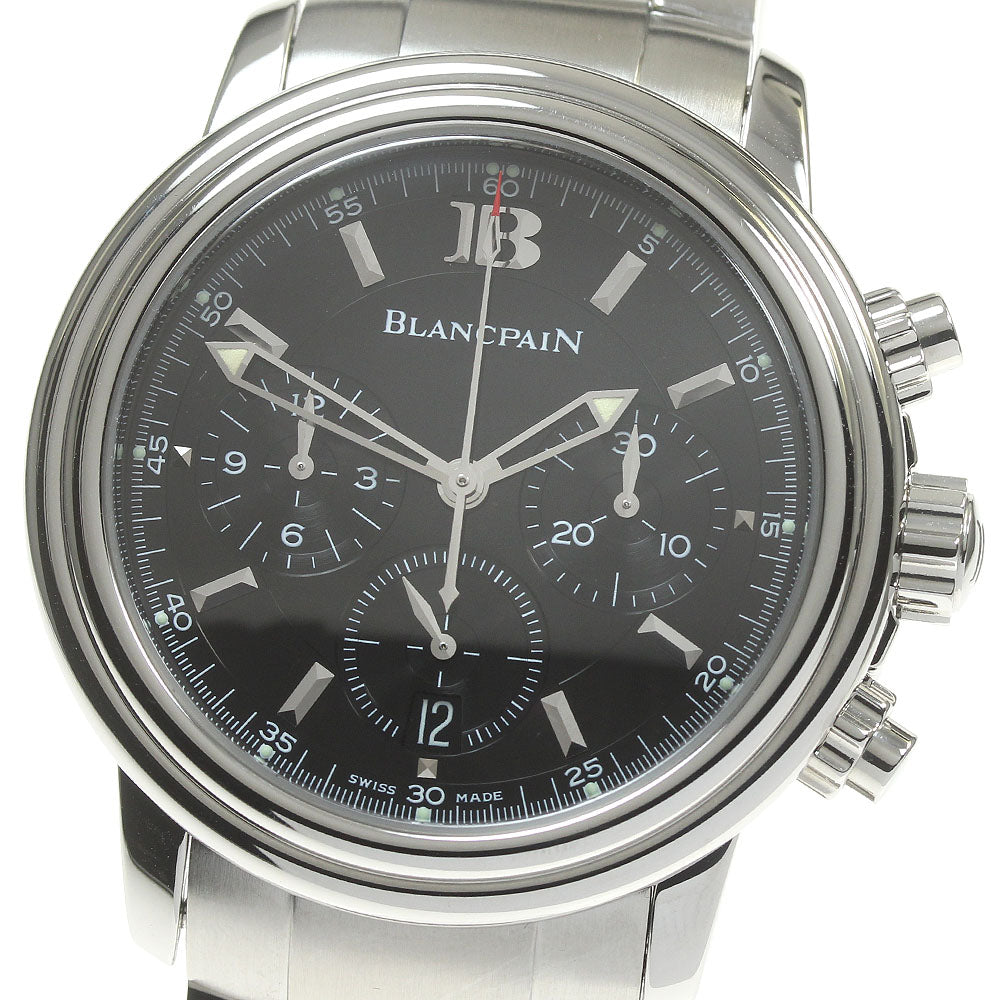 Blancpain Léman Chronograph 2185-1130-55 black Dial Automatic Men's Watch_860362