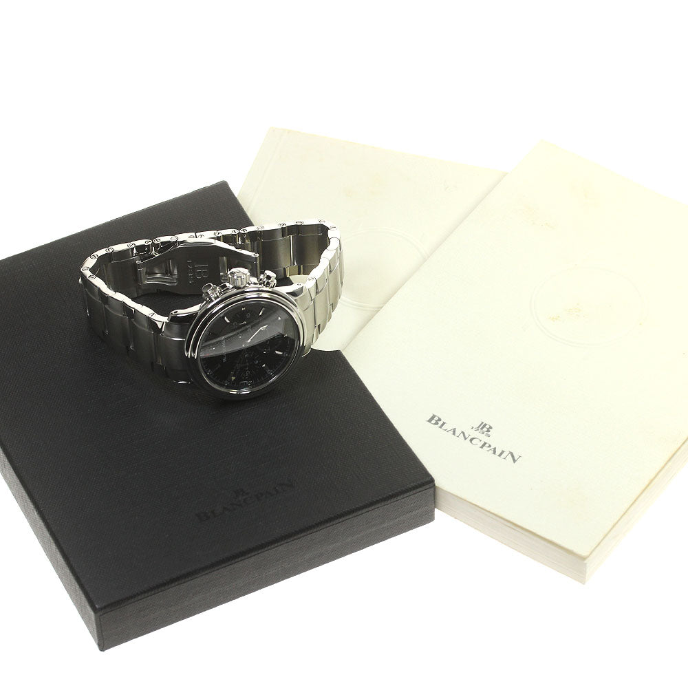 Blancpain Léman Chronograph 2185-1130-55 black Dial Automatic Men's Watch_860362