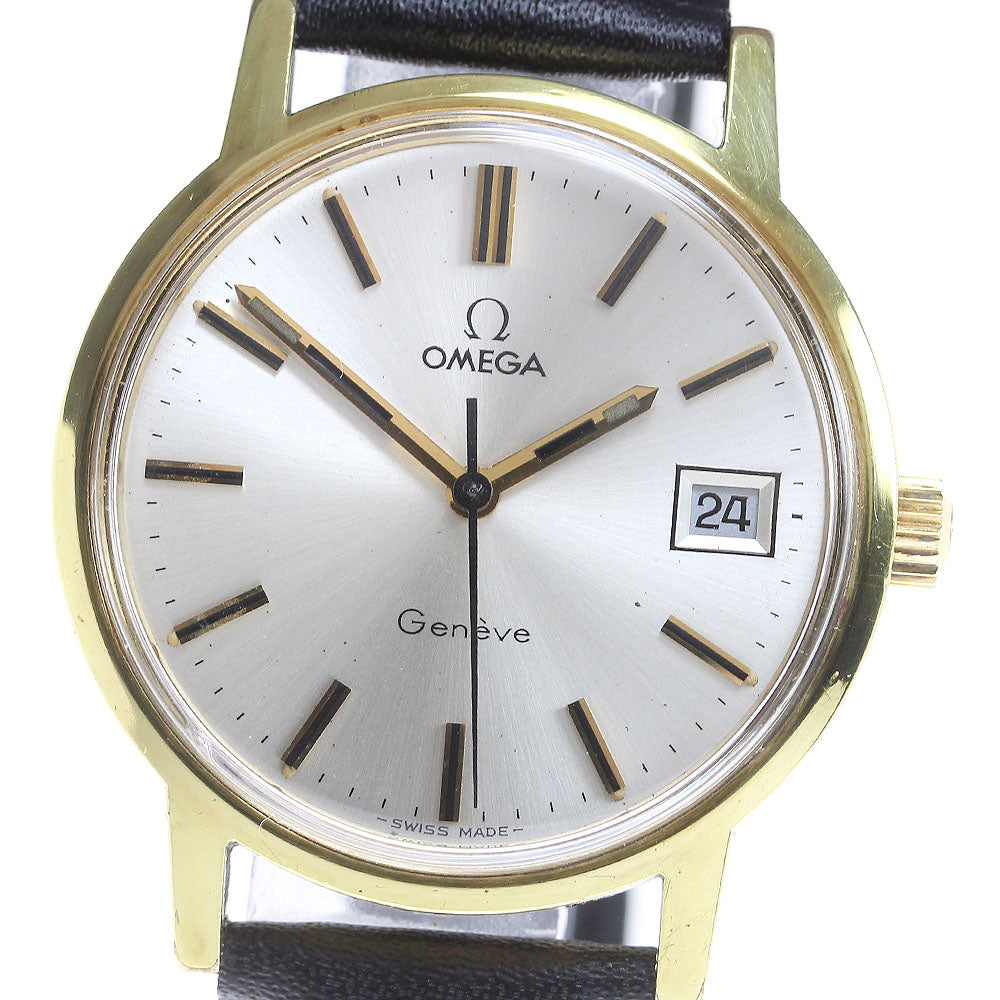 OMEGA Geneve 136.0098 Date Cal.613 gold Dial Hand Winding Men's Watch_860378