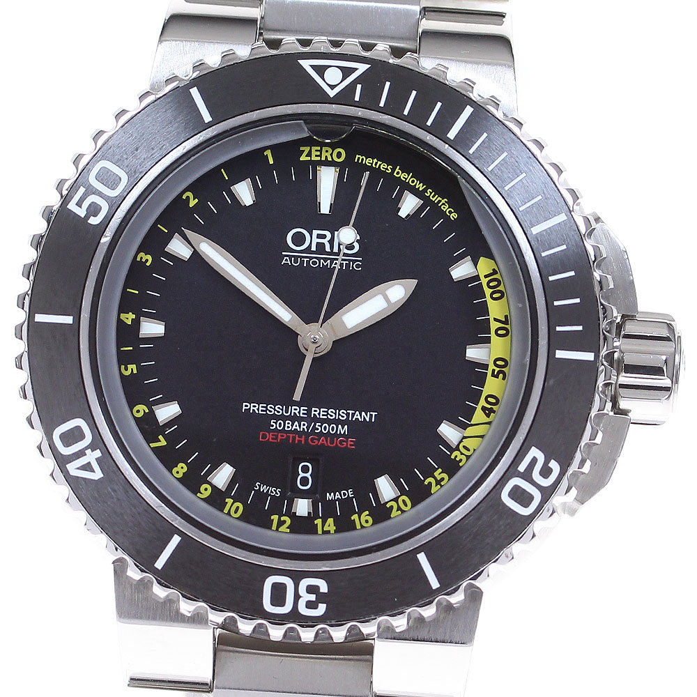 ORIS Aquis Depth Gauge 46MM 733 7675 4154-Set MB Automatic Men's Watch_860402