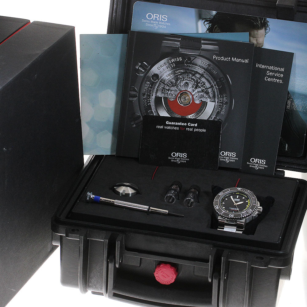 ORIS Aquis Depth Gauge 46MM 733 7675 4154-Set MB Automatic Men's Watch_860402