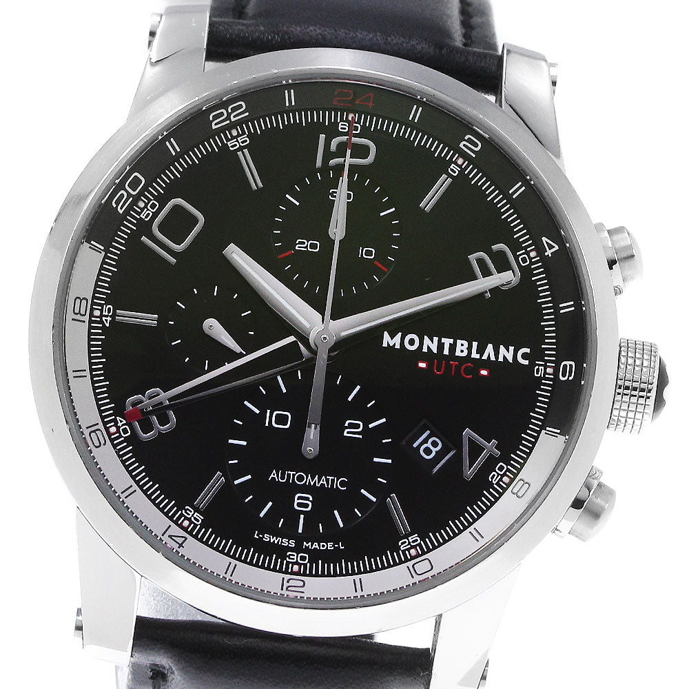 MONTBLANC Timewalker UTC 7263 Chronograph Black Dial Automatic Men's _860479