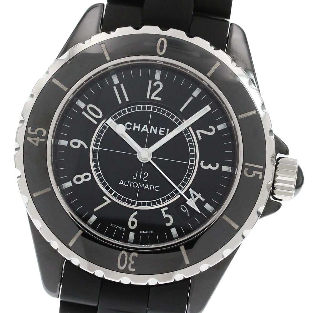 CHANEL J12 black ceramic H0684 38MM black Dial Automatic Men's Watch_860484