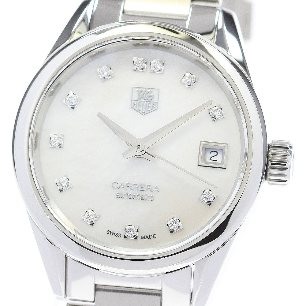 TAG HEUER Carrera Caliber 9 WAR2414-2 12P diamond Automatic Ladies Watch_860490