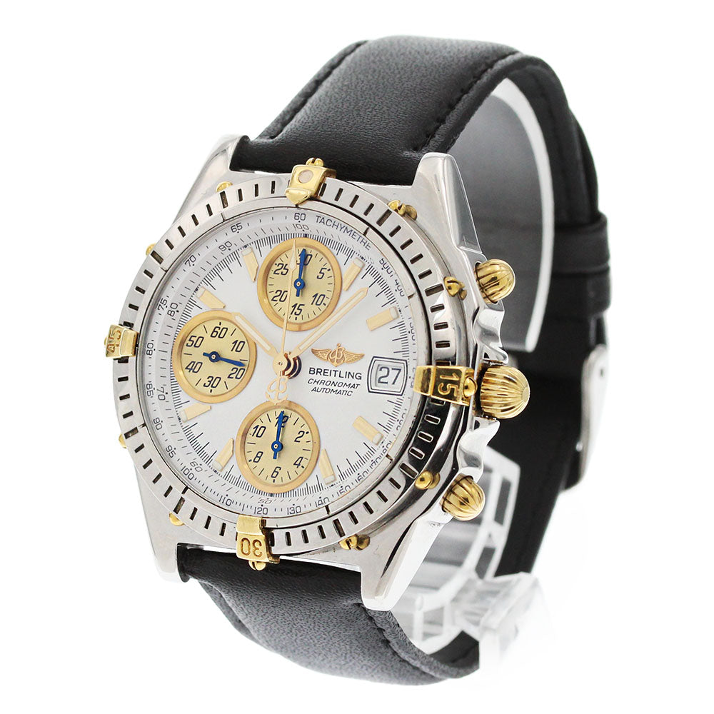BREITLING Chronomat Bikoro B13050.1 Date White Dial Automatic Men's Watch_860499
