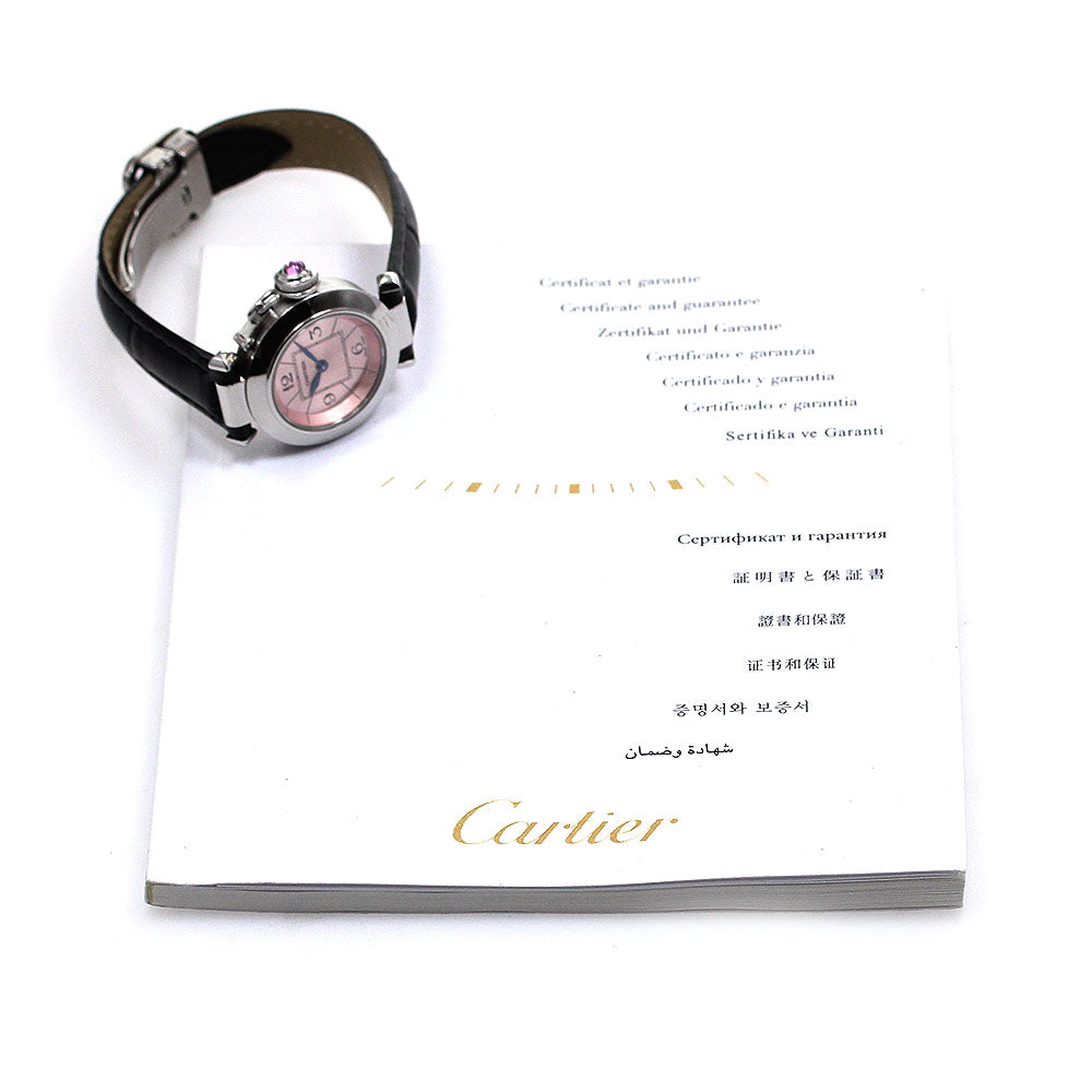 CARTIER Mispacha W3140026 pink Dial Quartz Ladies Watch_860504