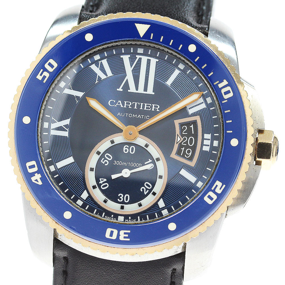 CARTIER Calibur-de-Cartier diver W2CA0008 Date blue Dial Automatic Men's_860506