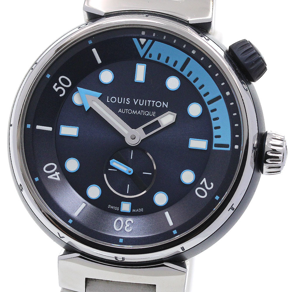 LOUIS VUITTON Tambour Street Diver QA121 Navy Dial Automatic Men's Watch_860533