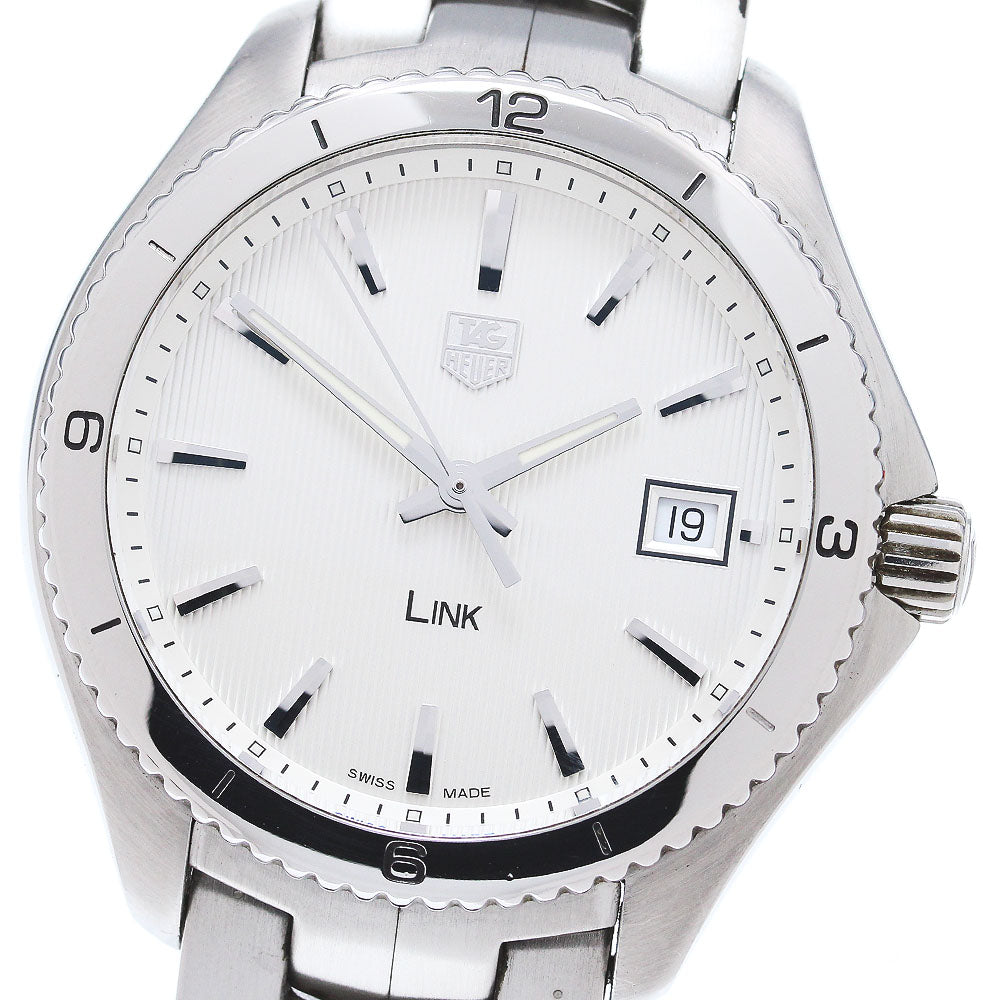 TAG HEUER Link WAT1111 Date Silver Dial Quartz Men's Watch_860607