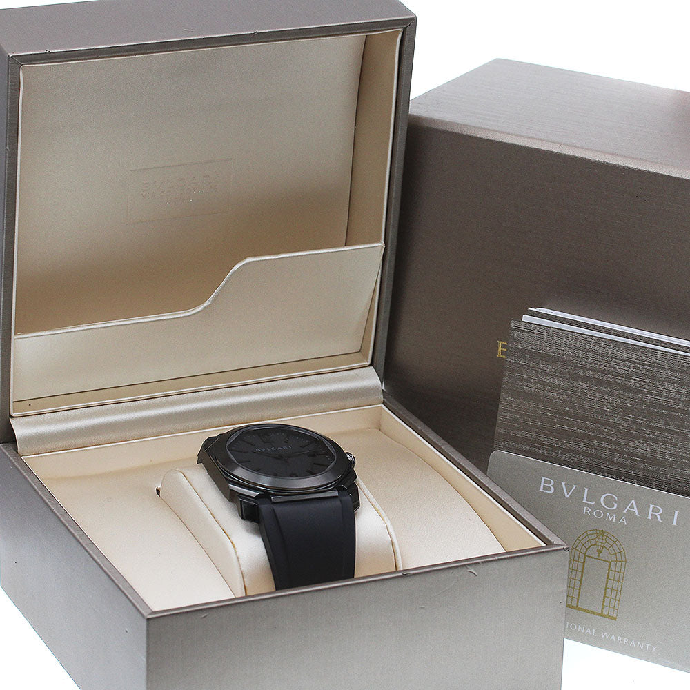 BVLGARI OCTO Ultra Nero BGO41BBSVD/N Date black Dial AT Men's Watch_860830