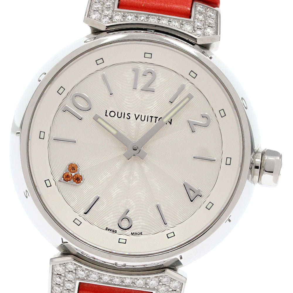 LOUIS VUITTON Tambour Heart Love Diamond MM Q131R Rug diamond Quartz_860831