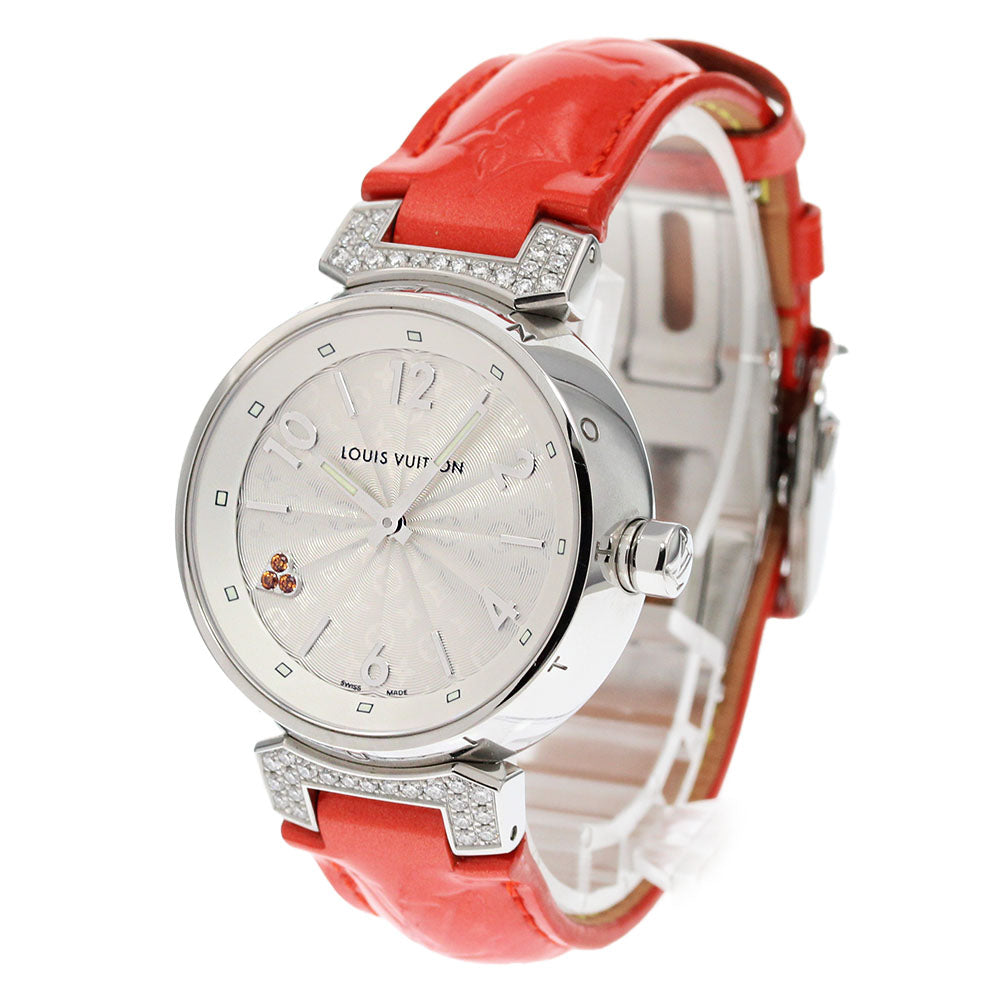 LOUIS VUITTON Tambour Heart Love Diamond MM Q131R Rug diamond Quartz_860831