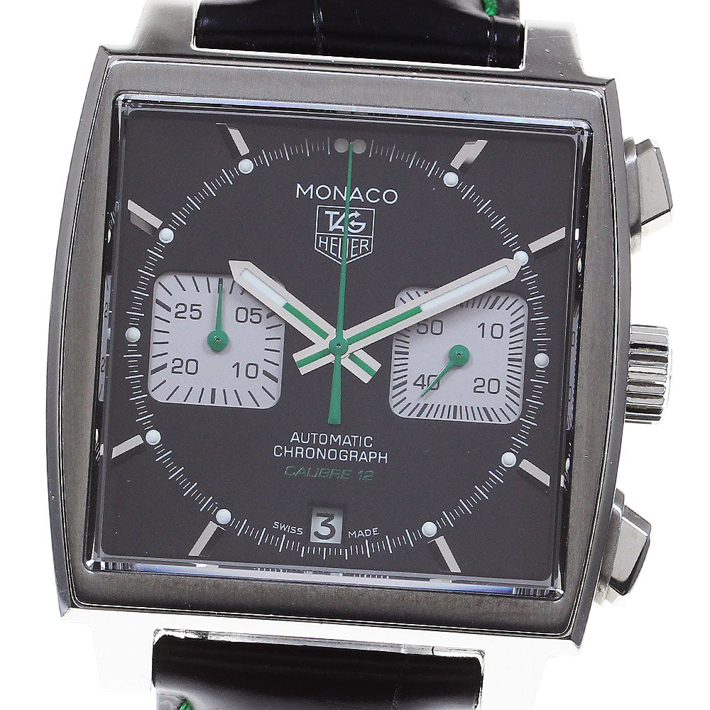 TAG HEUER Monaco Racing Chronograph CAW2117 Limited to 400 black Dial Automatic Men's Watch_860832