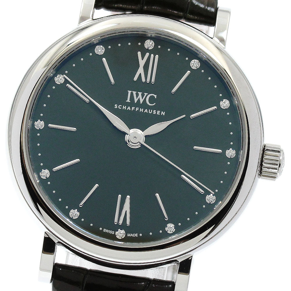 IWC SCHAFFHAUSEN Portofino Automatic 34 IW357405 12P diamond Ladies Watch_860837