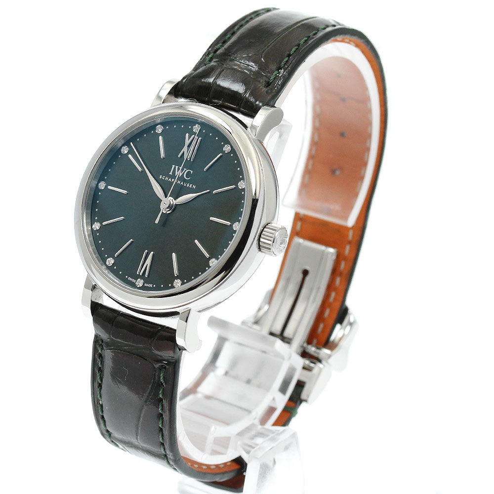 IWC SCHAFFHAUSEN Portofino Automatic 34 IW357405 12P diamond Ladies Watch_860837