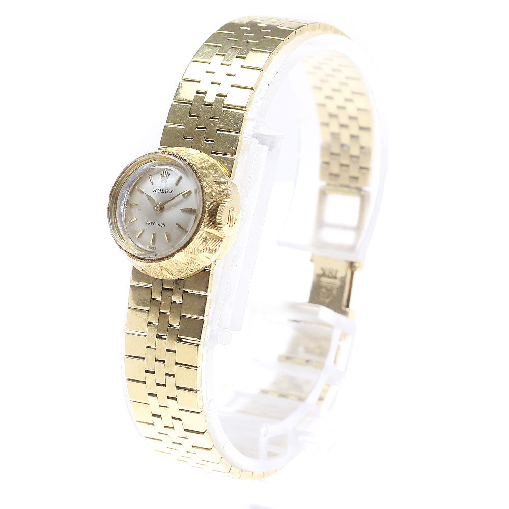 ROLEX Precision K18YG Vintage cal.262 Silver Dial Hand Winding Ladies_860864