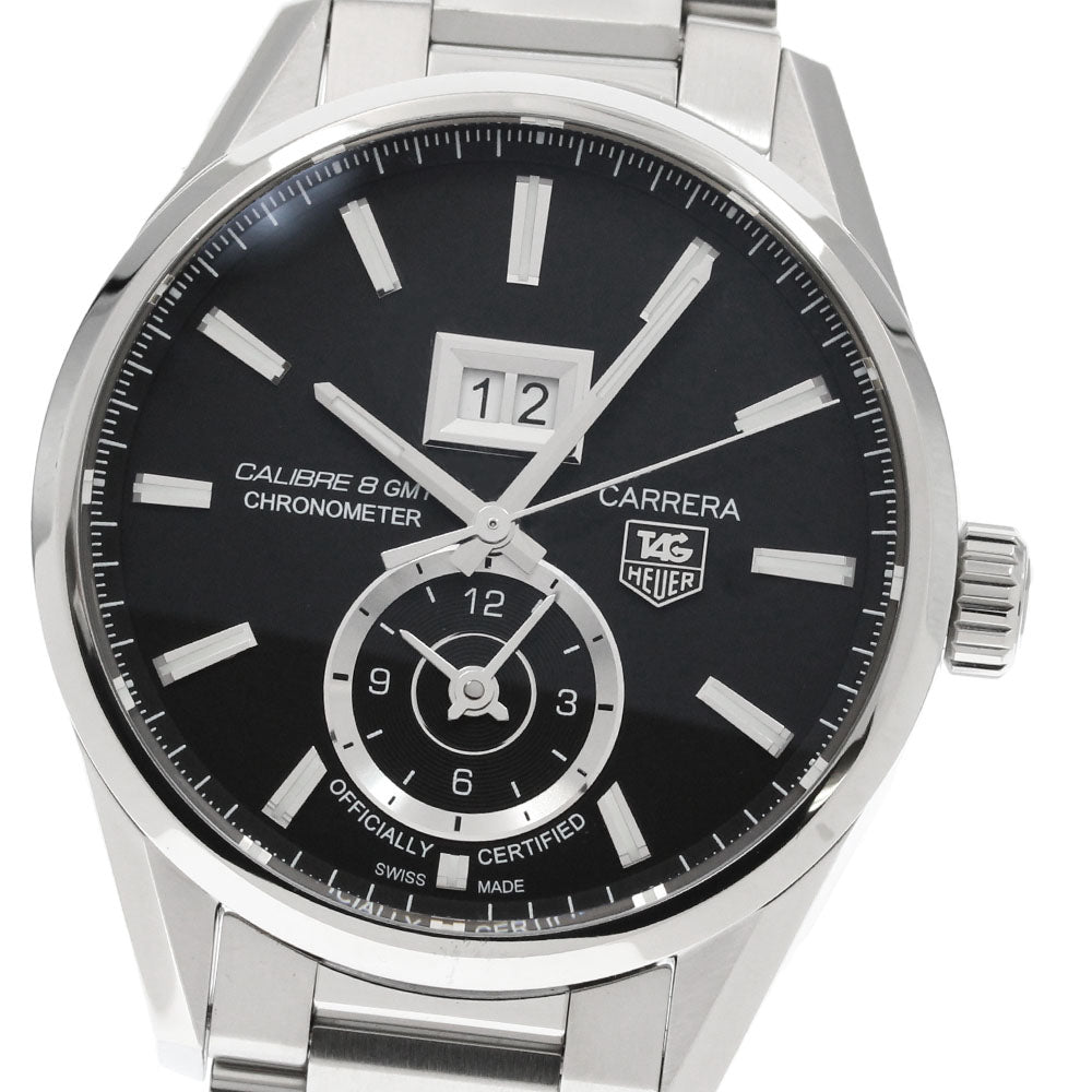 TAG HEUER Carrera caliber 8 WAR5010-0 GMT black Dial Automatic Men's_860876