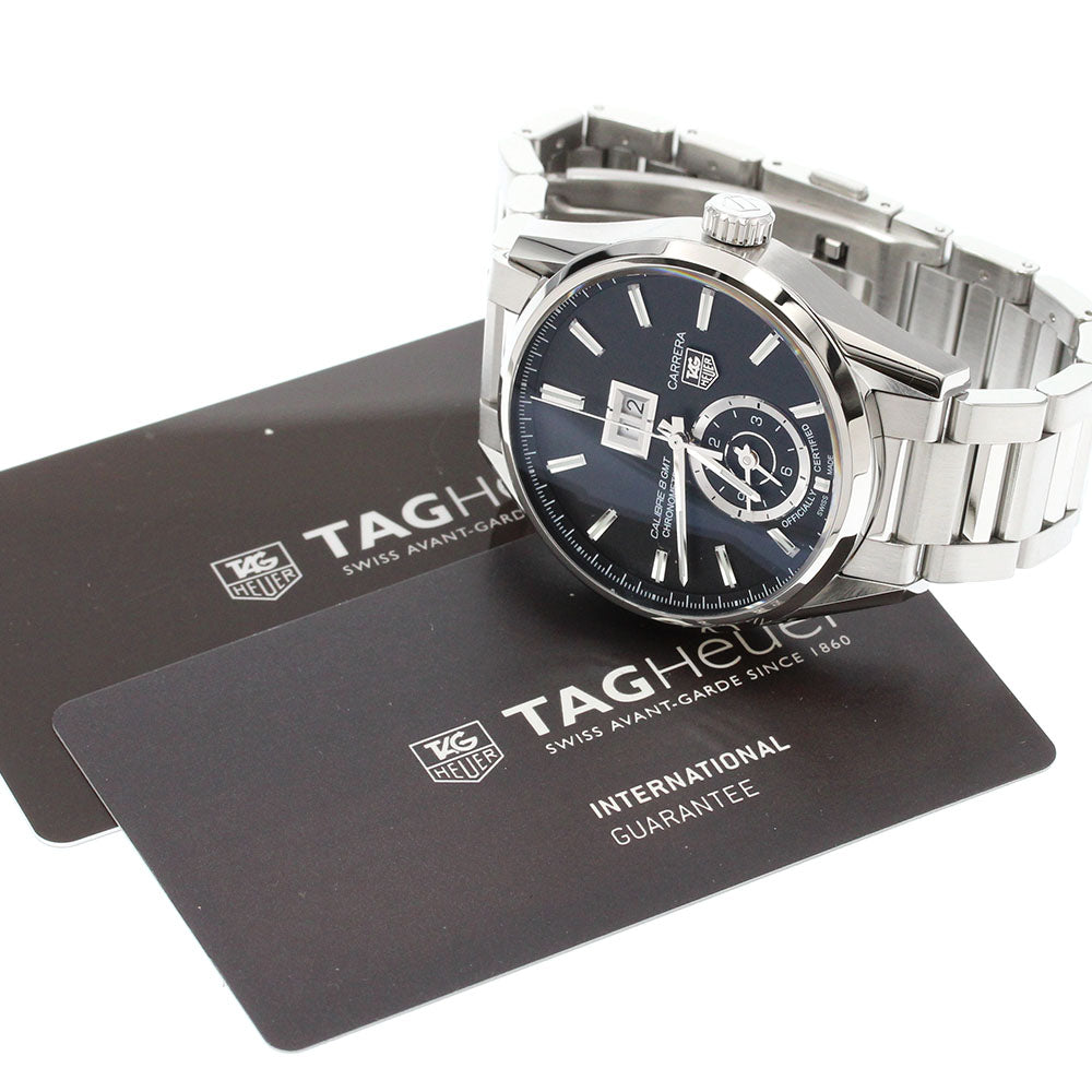 TAG HEUER Carrera caliber 8 WAR5010-0 GMT black Dial Automatic Men's_860876