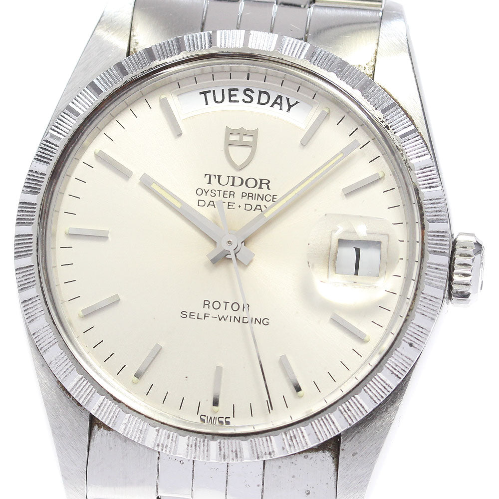 TUDOR Oyster Prince 94510 Date Day Cal.2834-2 Silver Dial Automatic Men's_860880