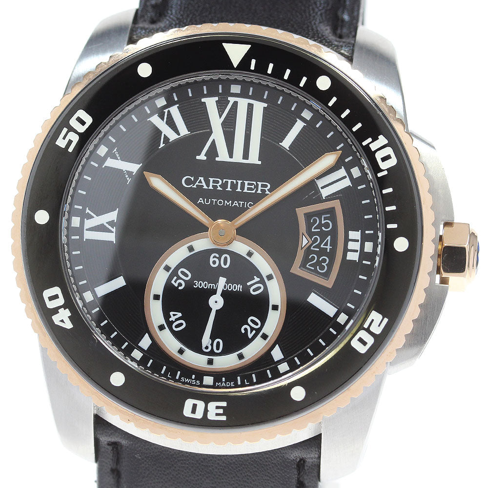 CARTIER Caliber de Cartier Diver W7100055 K18PGBezel Automatic Men's_860895