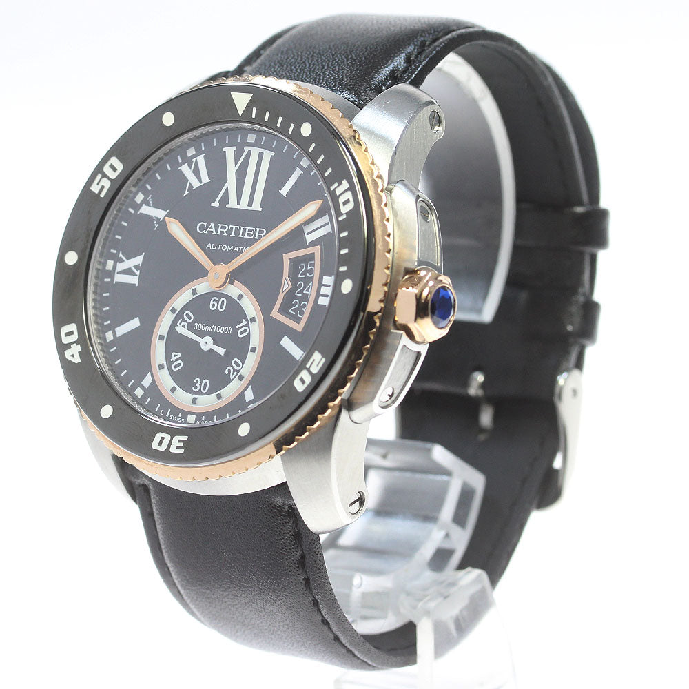 CARTIER Caliber de Cartier Diver W7100055 K18PGBezel Automatic Men's_860895