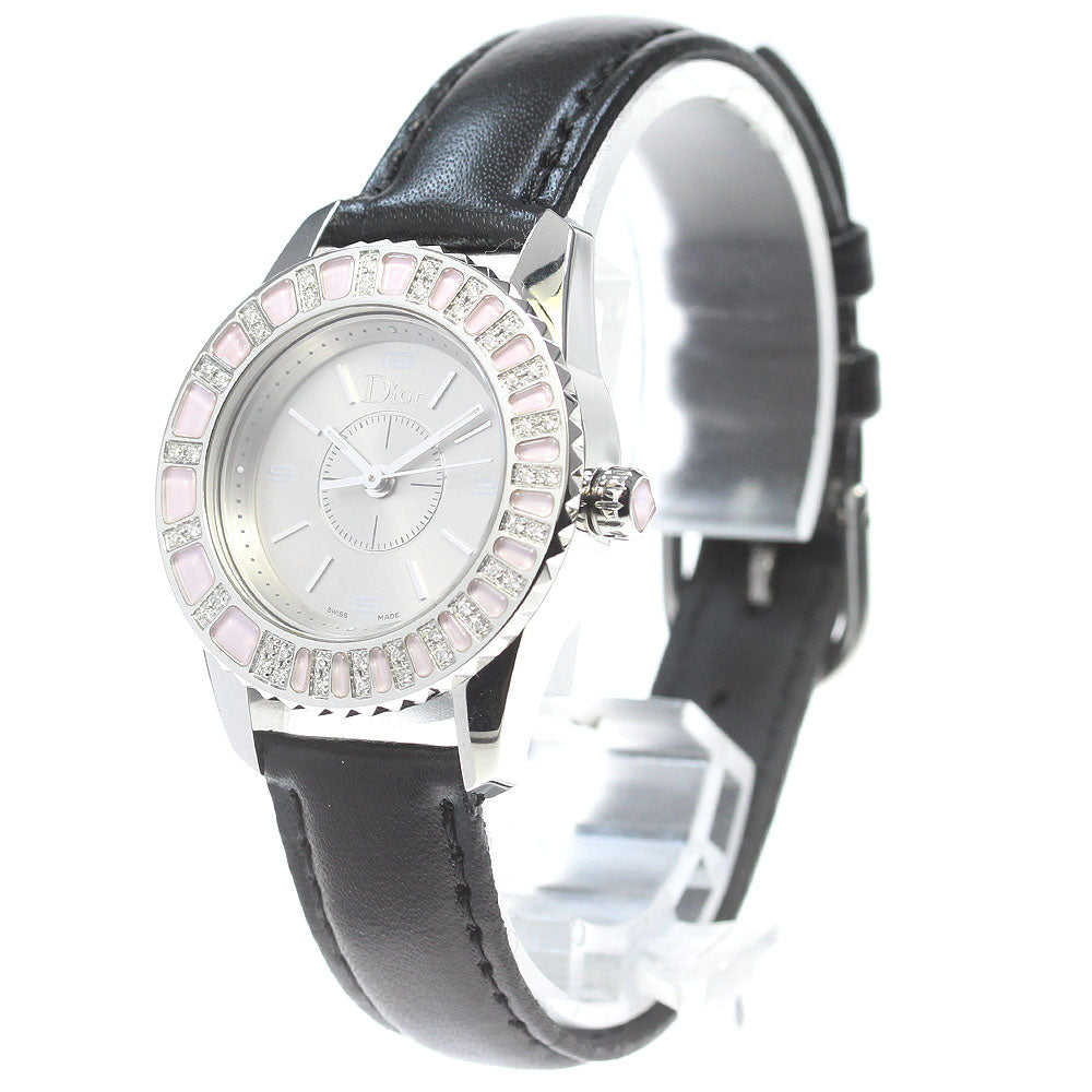 Christian Dior crystal CD112111 Diamond Silver Dial Quartz Ladies Watch_860900