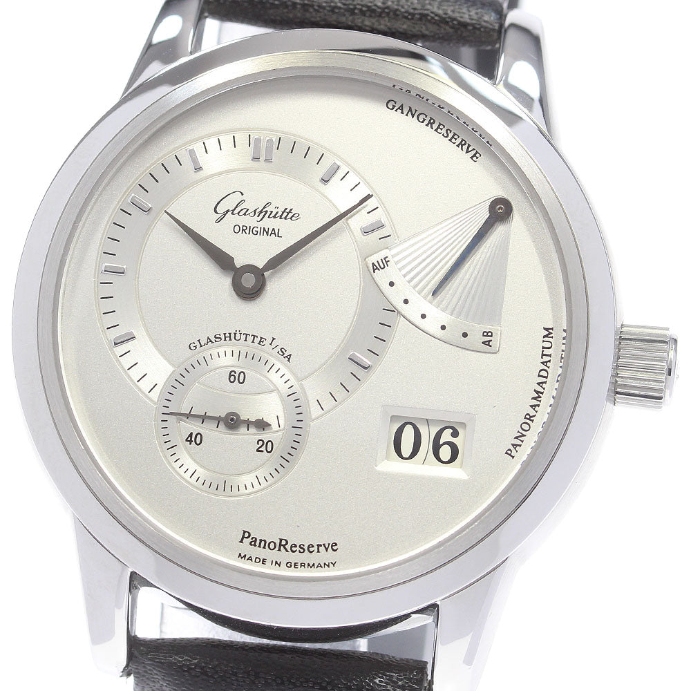 GLASHUTTE ORIGINAL Pano reserve 65-01-02-02-04 Date Hand Winding Men's _860905